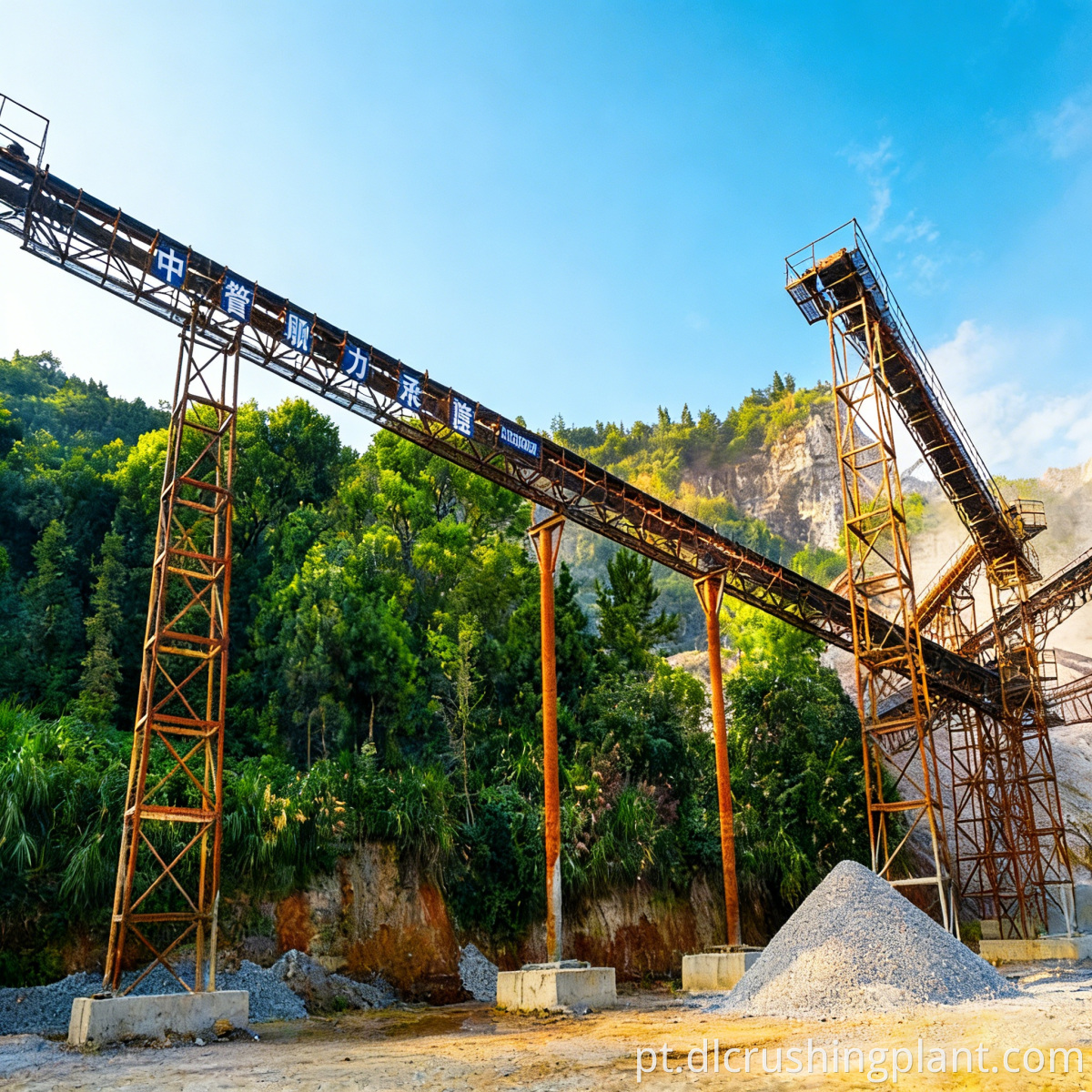 Planta de britagem completa de 5000 TPD 5000 TPD Complete Crushing Plant